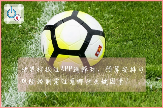 世界杯投注APP选择时，预算安排与风险控制需注意哪些关键因素？