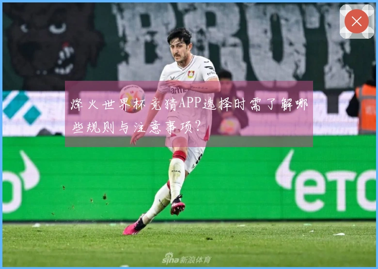 烽火世界杯竞猜APP选择时需了解哪些规则与注意事项？