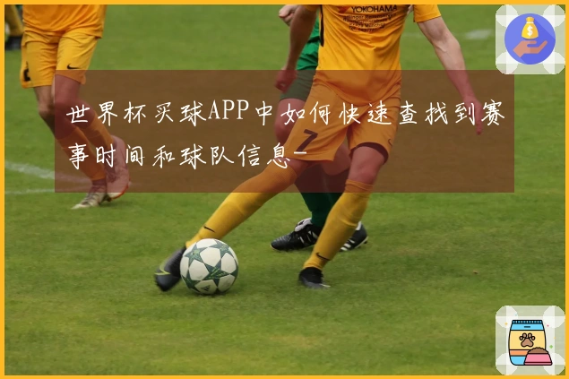 世界杯买球APP中如何快速查找到赛事时间和球队信息-