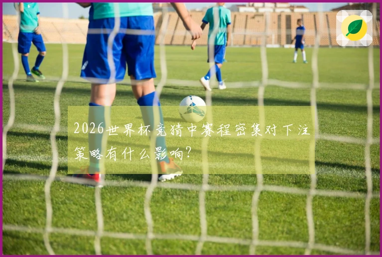 2026世界杯竞猜中赛程密集对下注策略有什么影响？