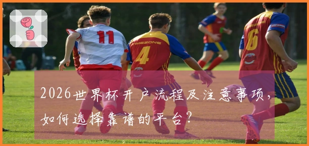 2026世界杯开户流程及注意事项，如何选择靠谱的平台？